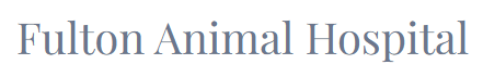 The text 'Fulton Animal Hospital' in a muted blue-gray serif font on a white background.