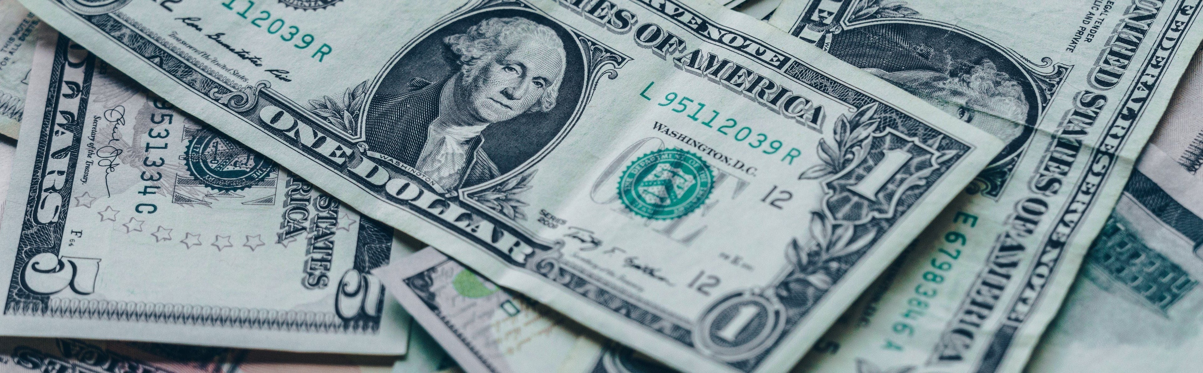 Stack of U.S. dollar bills