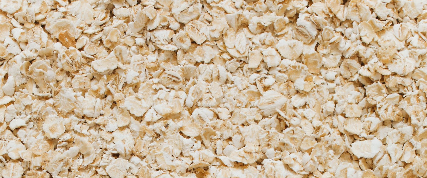 Close-up of rolled oats
