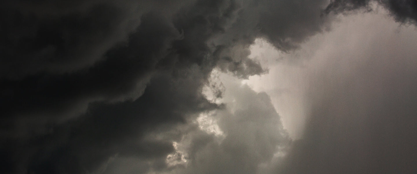 Grey storm clouds